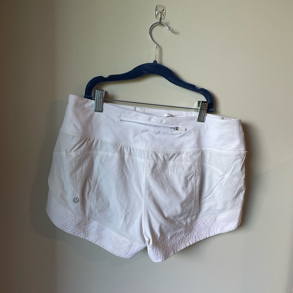 White Lululemon Shorts